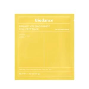 Biodance Radiant Vita Niacinamide Real Deep Mask желтая